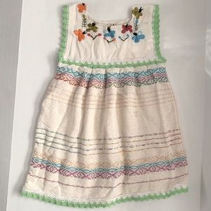 Girls Summer dress embroidered 3T